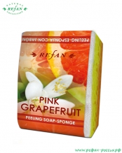 Мыло-губка «Розовый грейпфрут» 75 г
